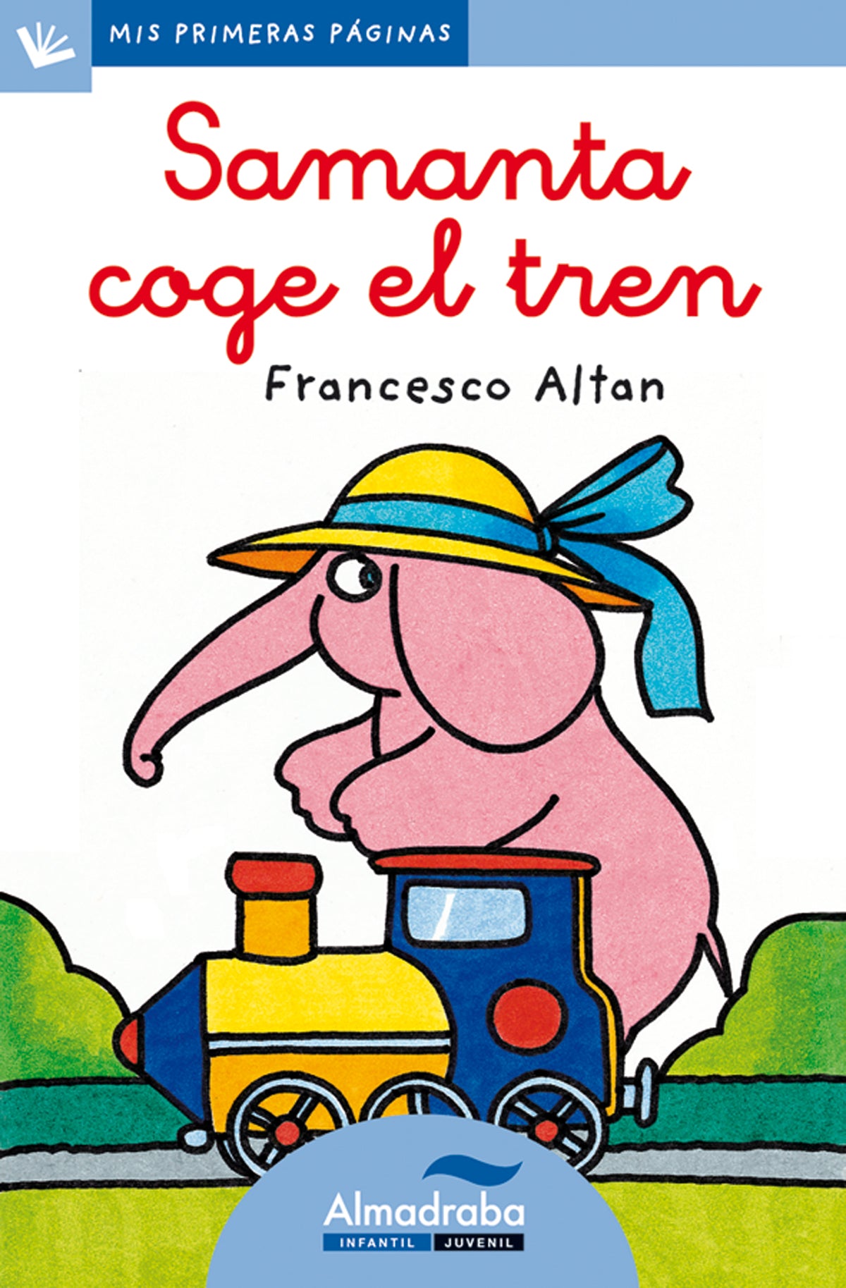 Samanta coge el tren (letra cursiva)