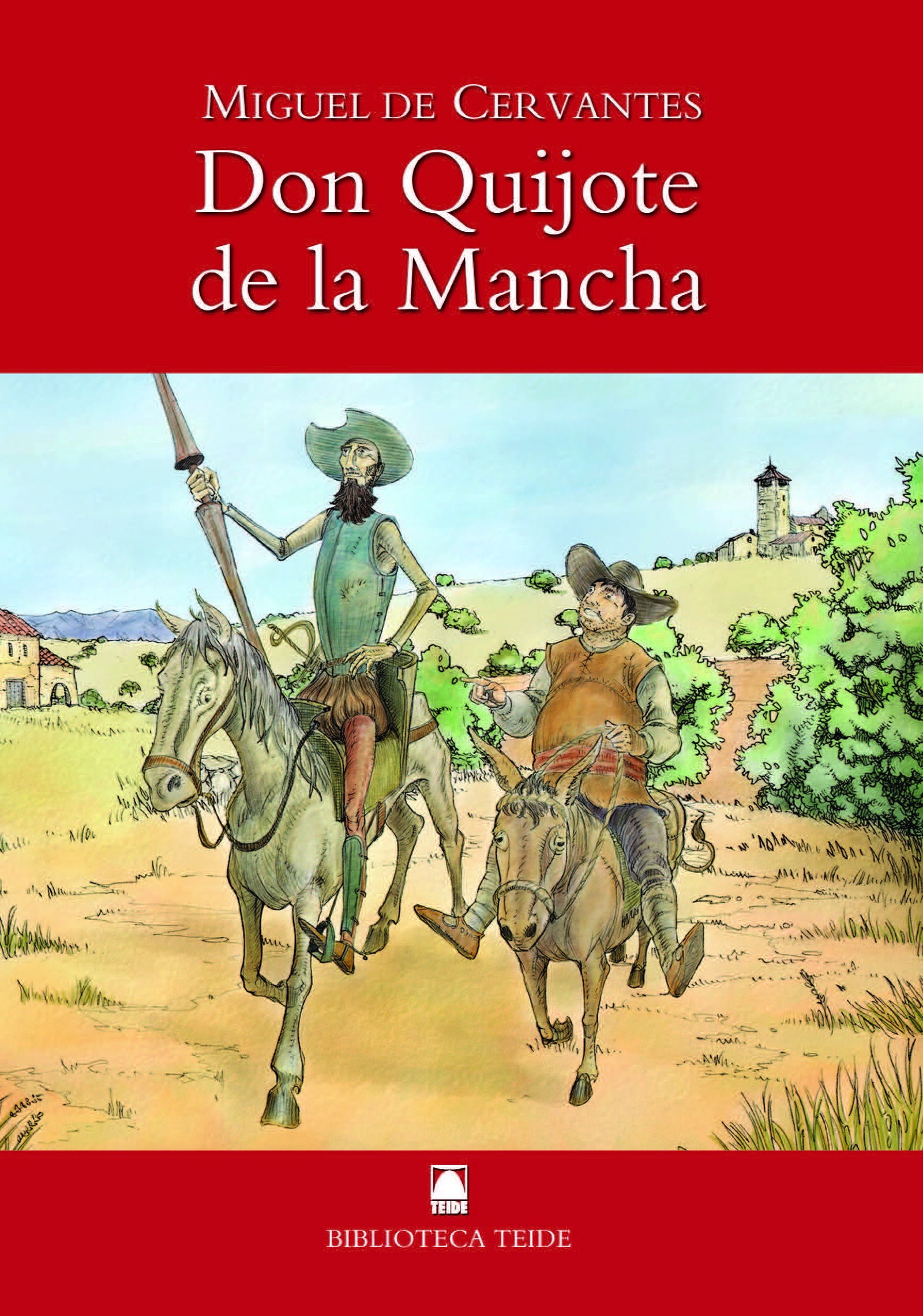 Biblioteca Teide 001 - Don Quijote de la Mancha -Miguel de Cervantes-