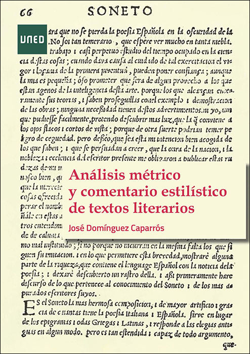 Análisis métrico y comentario estilístico de textos literarios