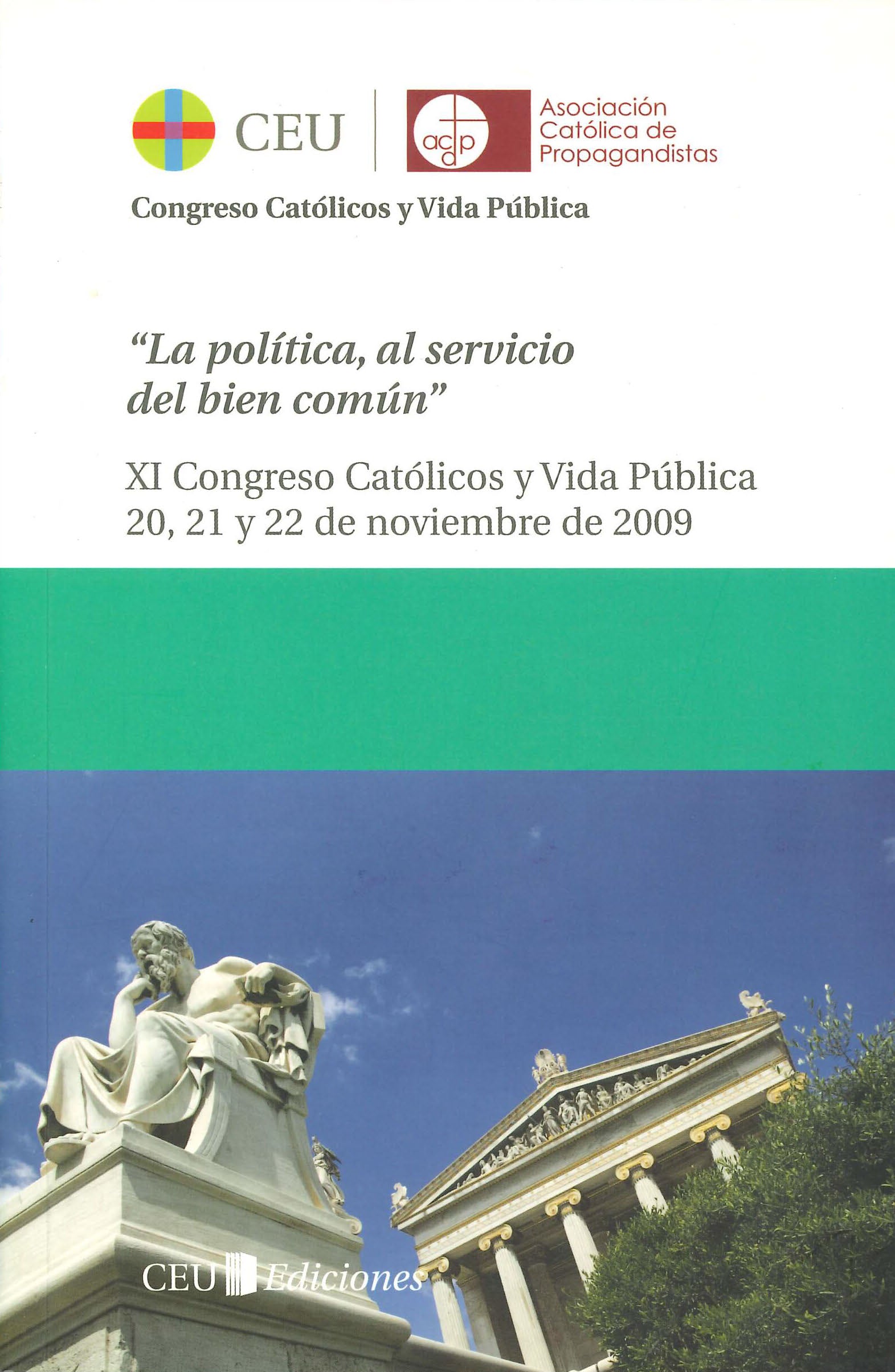 Actas XI Congreso Católicos y Vida Pública.