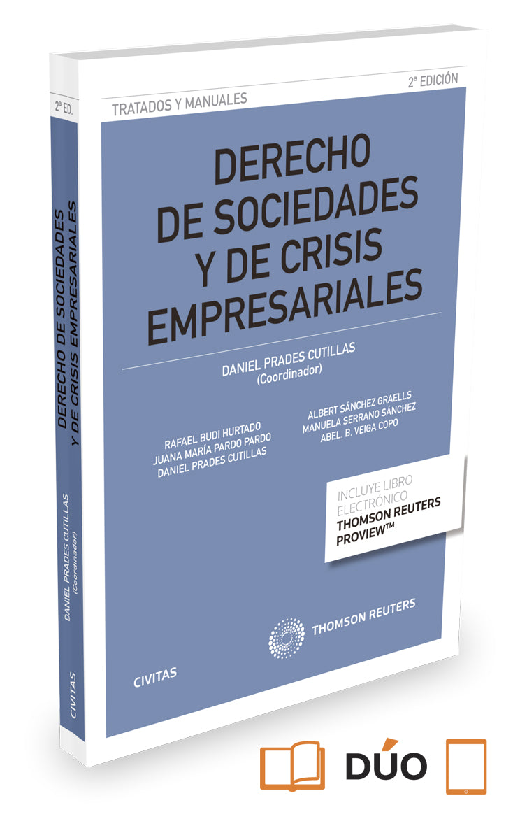 Derecho de Sociedades y de Crisis Empresariales (Papel + e-book)