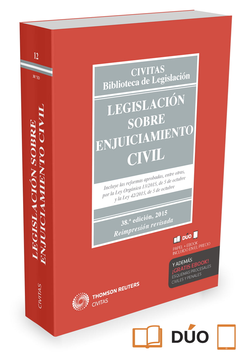 Legislación sobre Enjuiciamiento Civil (Papel + e-book)