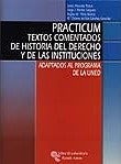 Practicum: textos comentados de historia del derecho y de las instituciones adaptadas al programa de la UNED