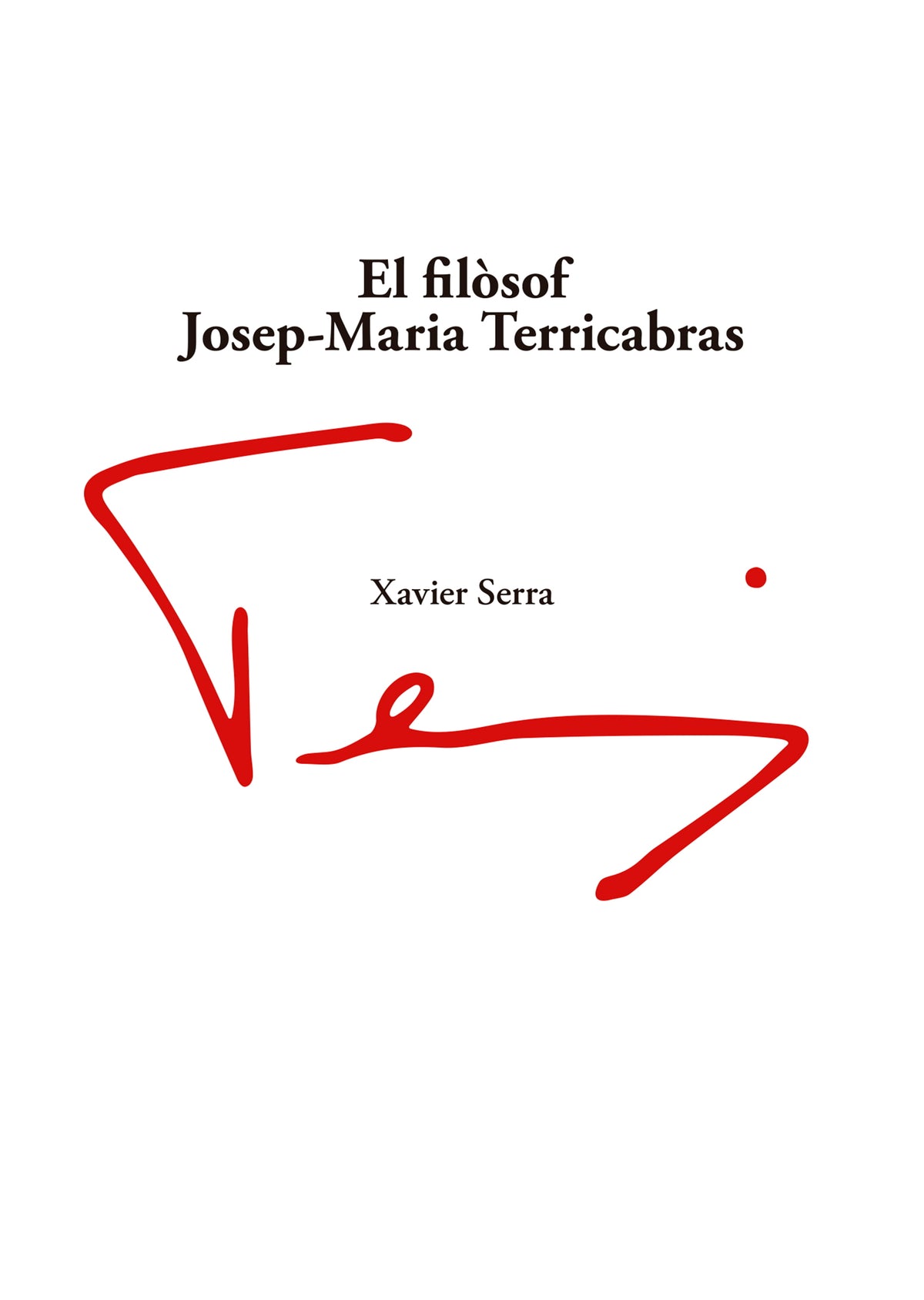 El filòsof Josep-Maria Terricabras