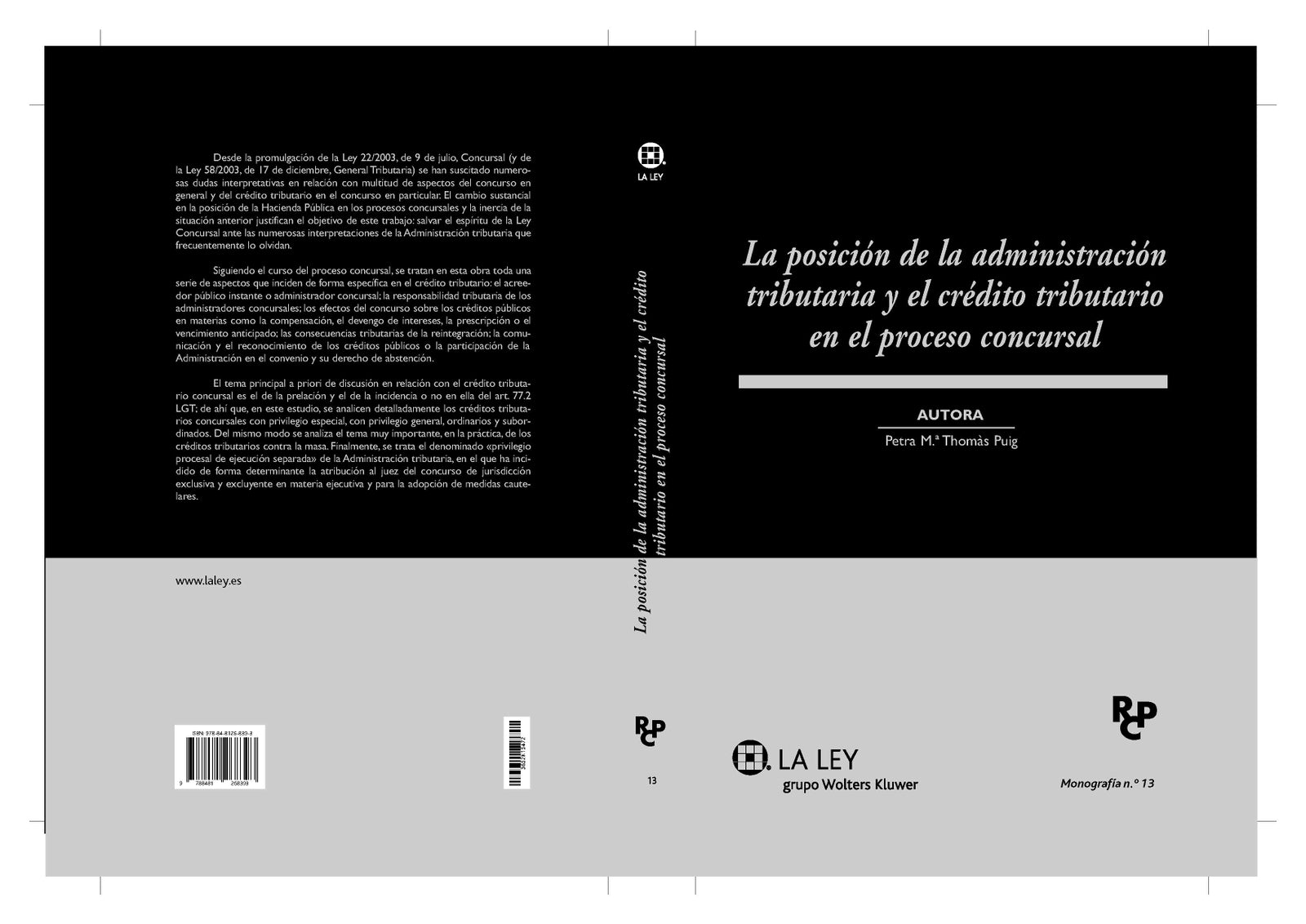 La posición de la administración tributaria y el crédito tributario en el proceso concursal