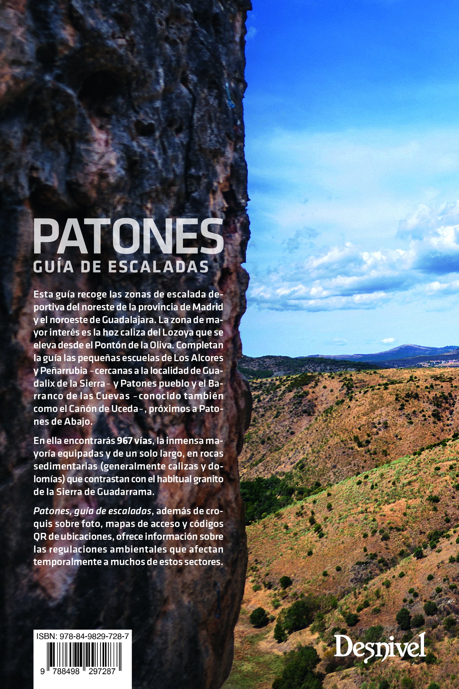 Patones, guía de escaladas