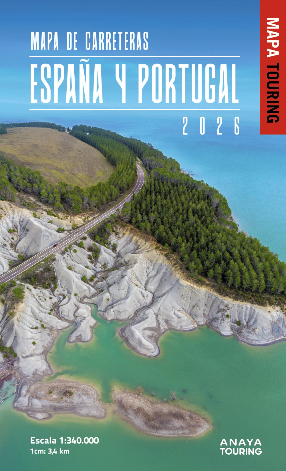 Mapa de Carreteras de España y Portugal 1:340.000, 2026