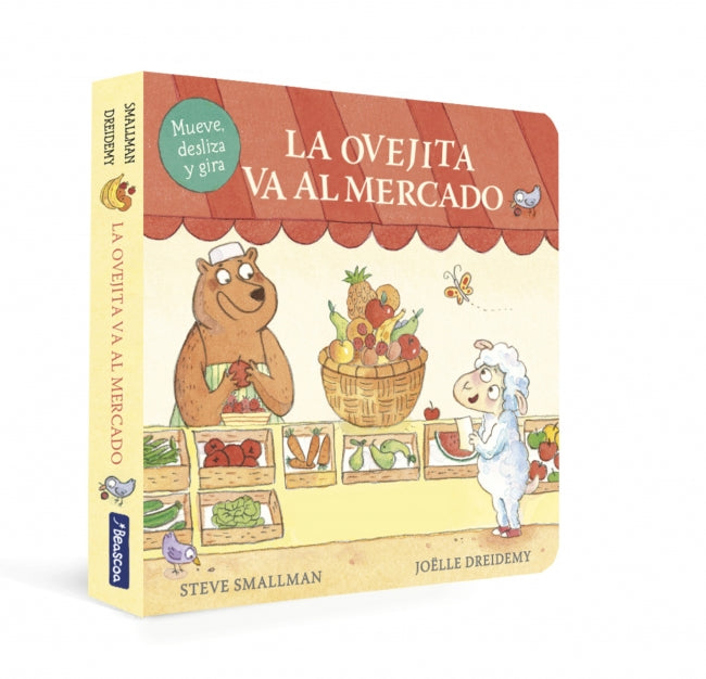La ovejita va al mercado (La ovejita que vino a cenar. Libro de cartón con mecanismos)