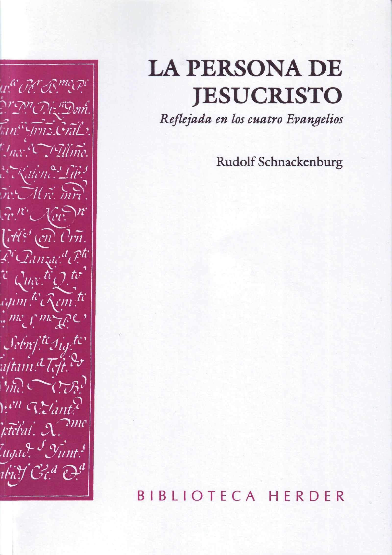 La persona de Jesucristo