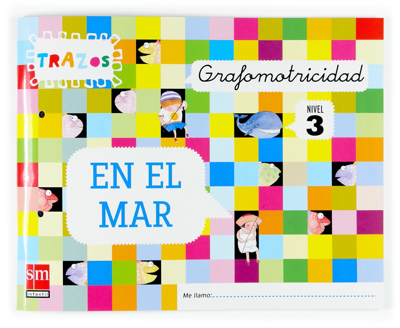 Grafomotricidad. Trazos en el mar. Nivel 3 [5 años]