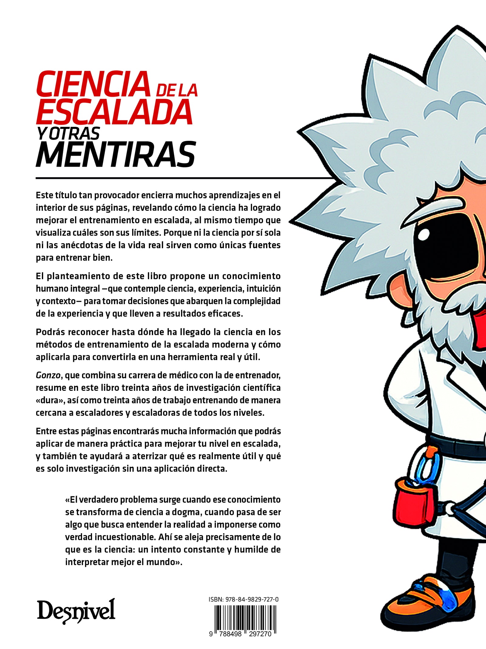 Ciencia de la escalada y otras mentiras