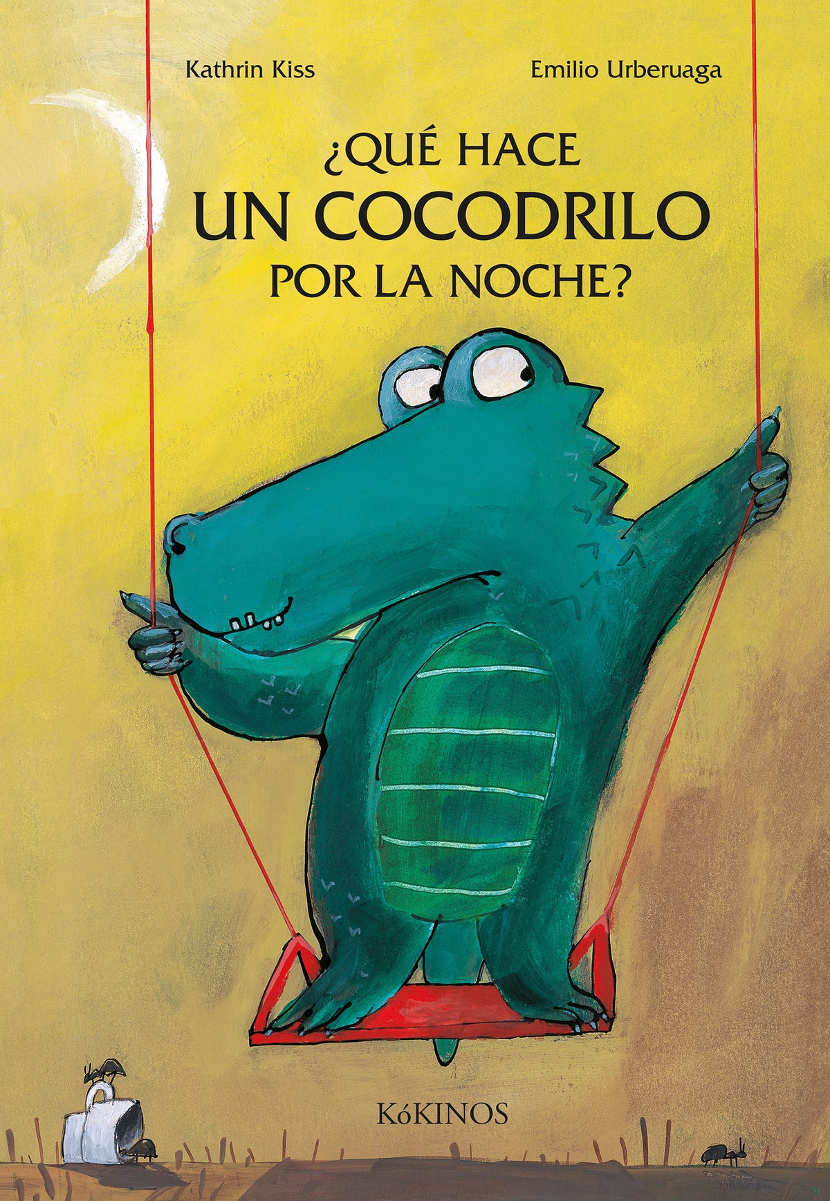 ¿Qué hace un cocodrilo por la noche?