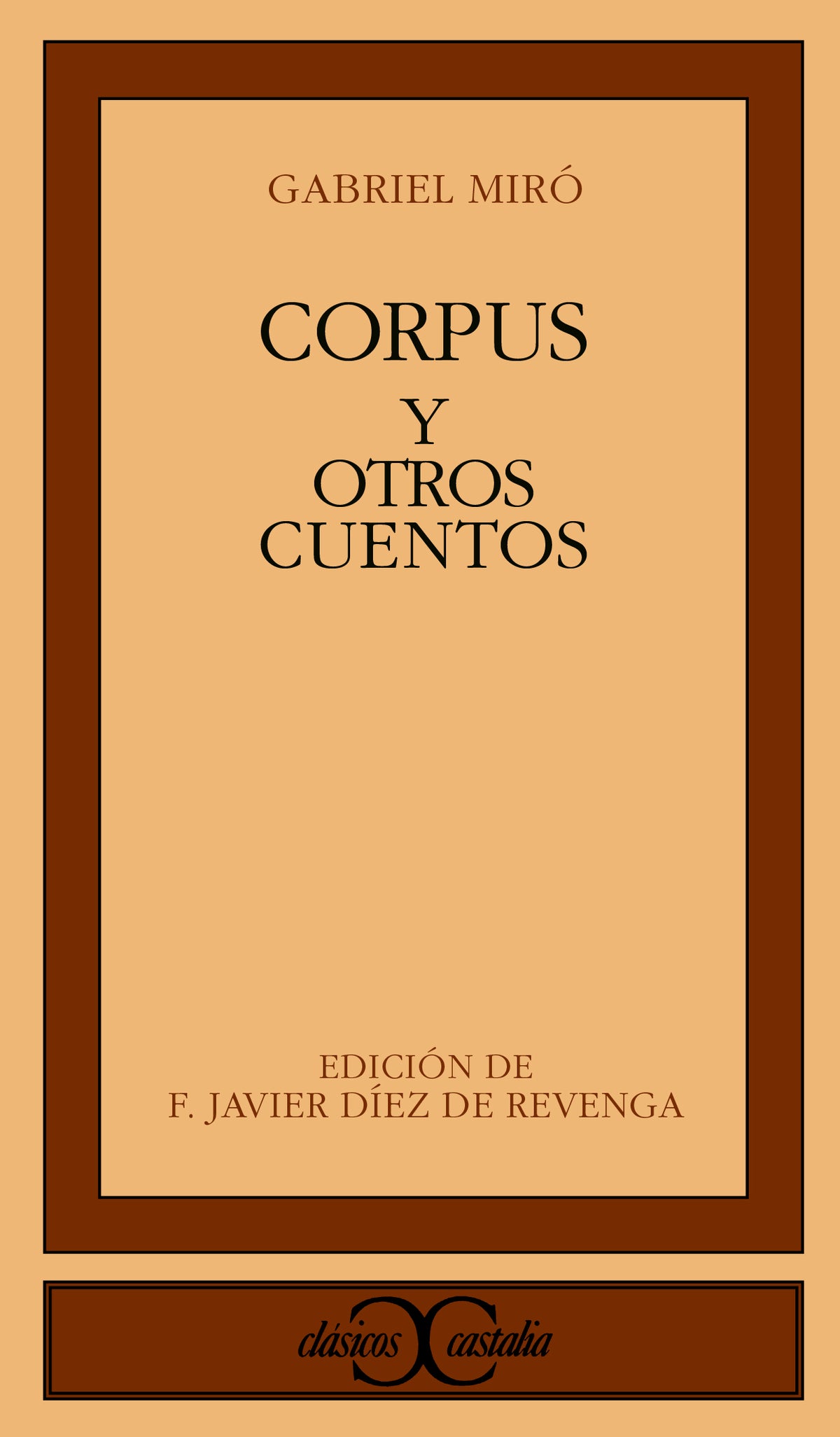 Corpus y otros cuentos                                                          .