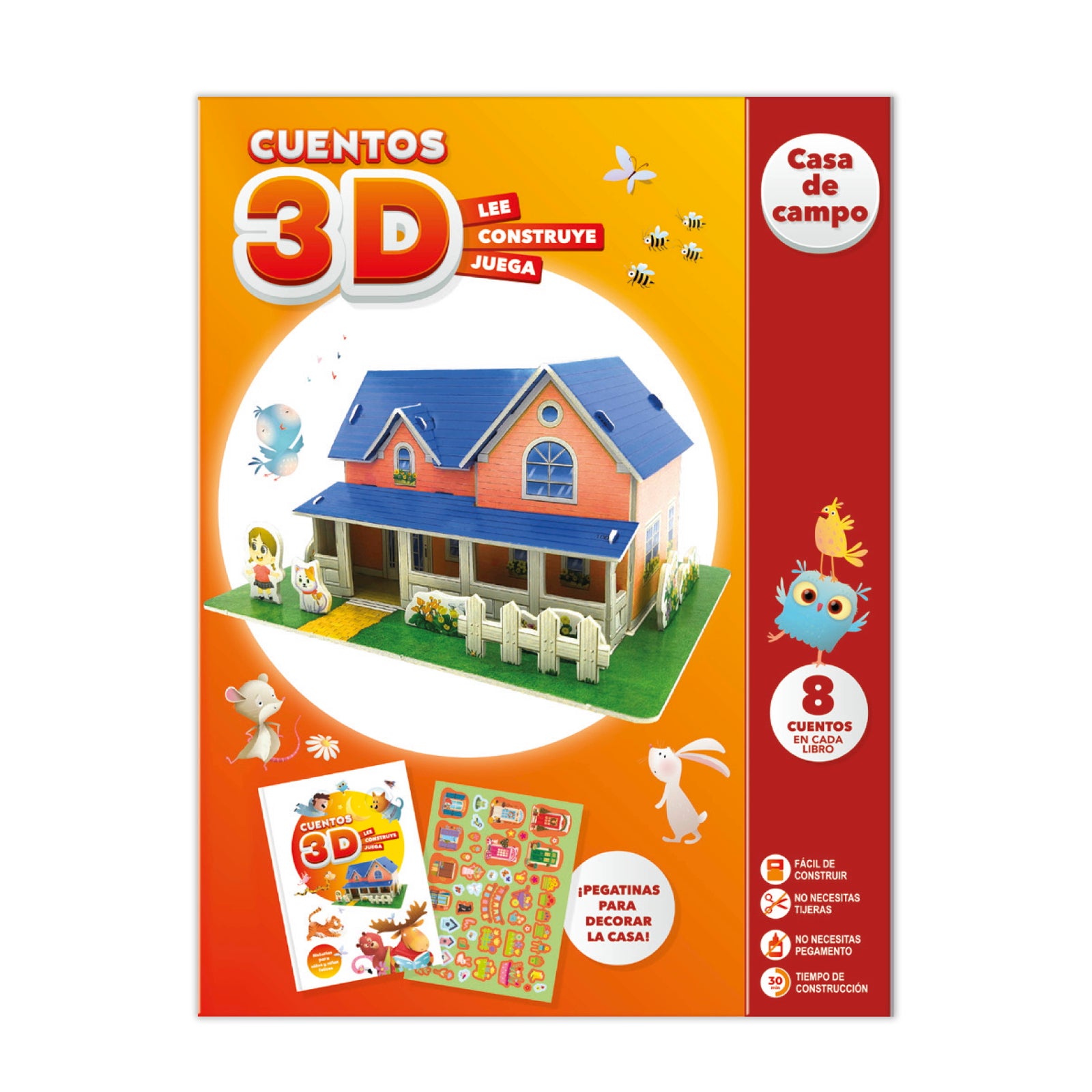 CUENTOS PARA IMAGINAR Y CONSTRUIR 3D - CASA DE CAMPO