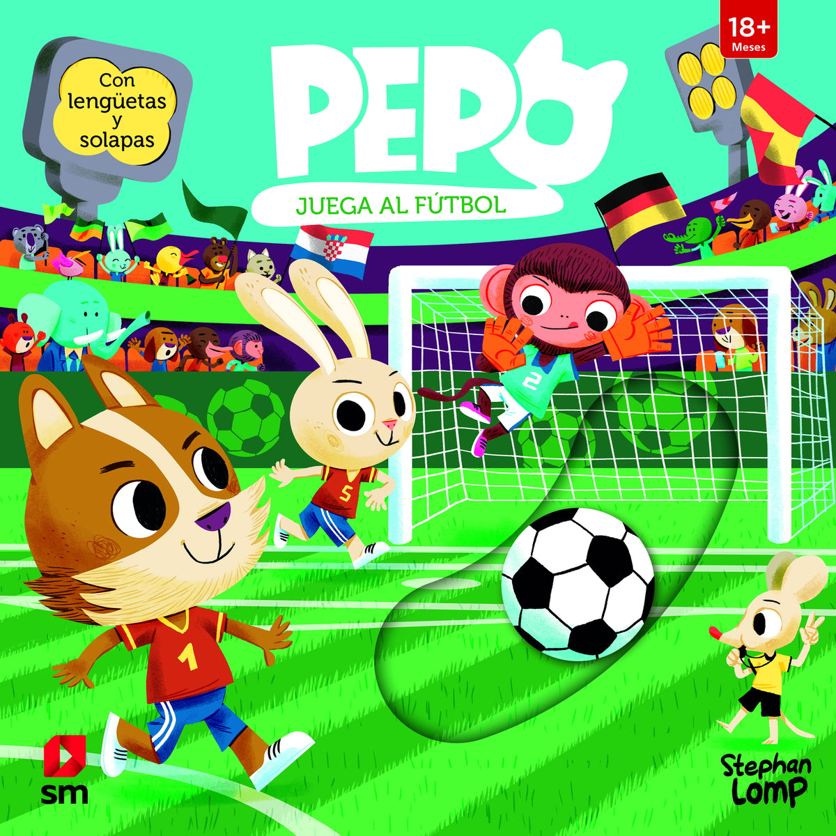 Pepo juega al fútbol