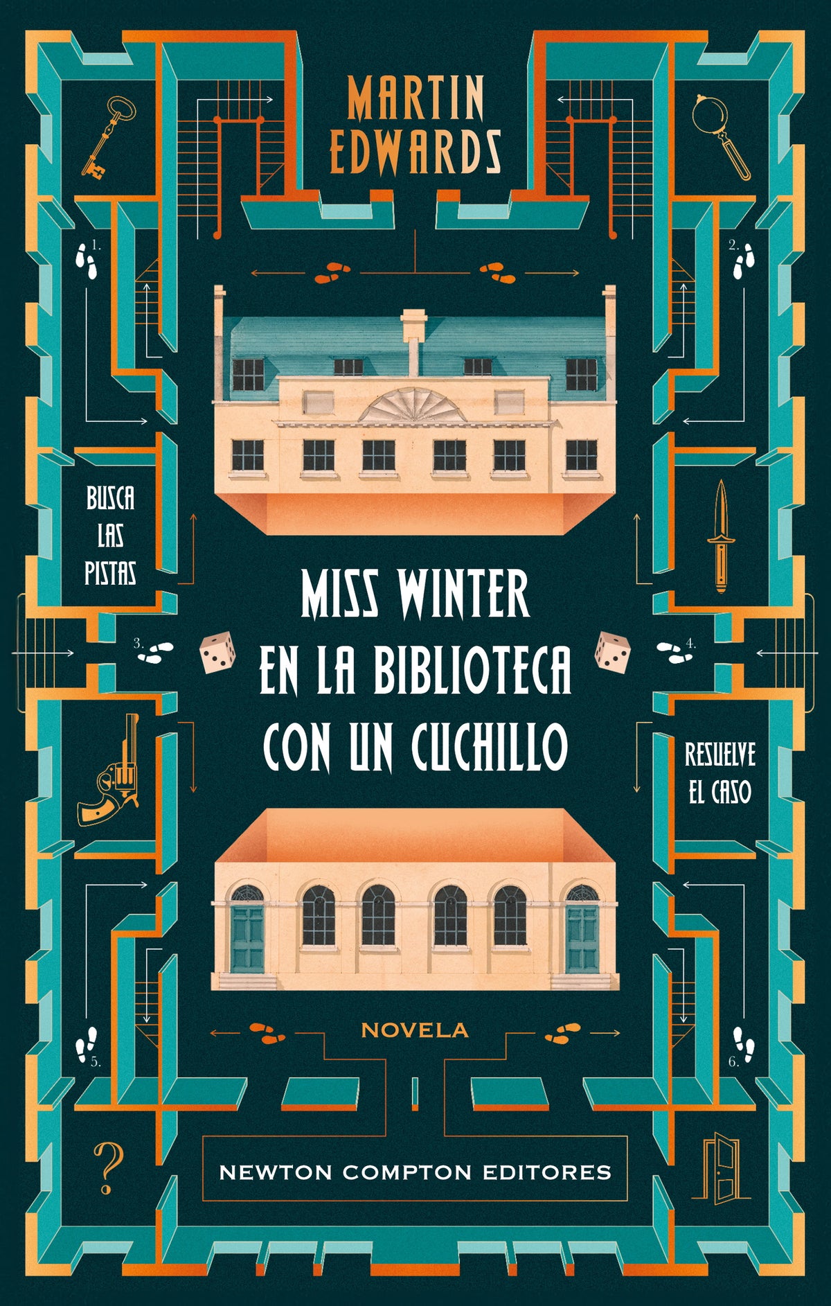 Miss Winter en la biblioteca con un cuchillo
