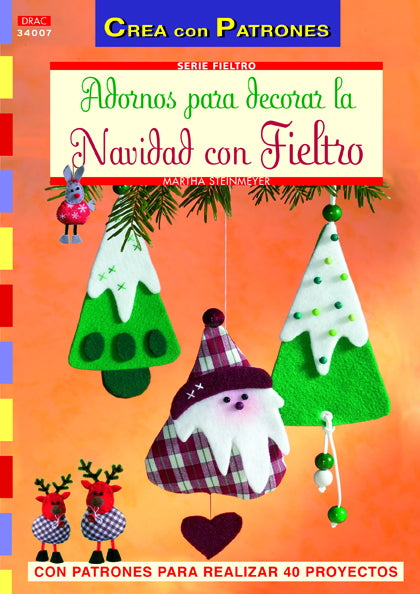 Adornos para decorar la casa en Navidad con fieltro