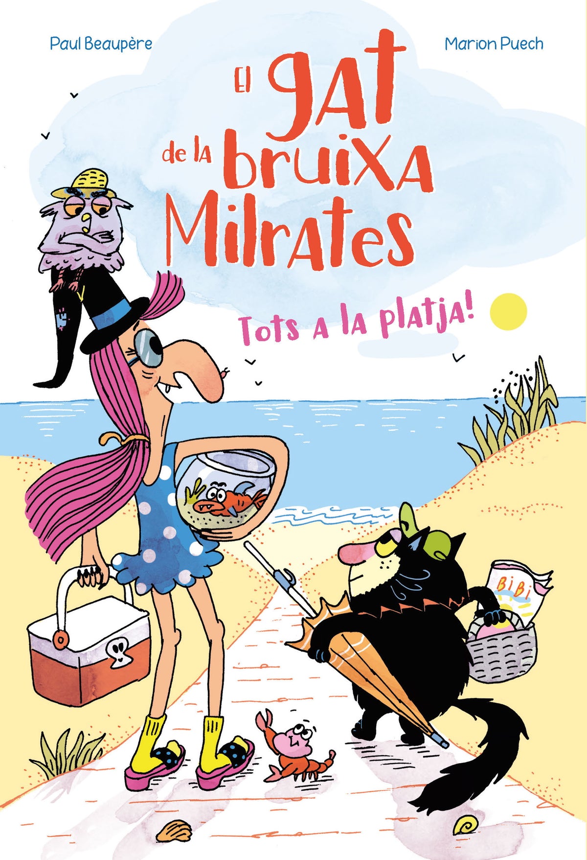 EL GAT DE LA BRUIXA MILRATES. TOTS A LA PLATJA!