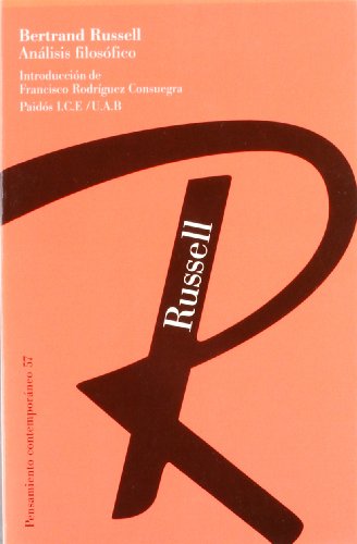 Análisis filosófico: 1 (Pensamiento Contemporáneo)
