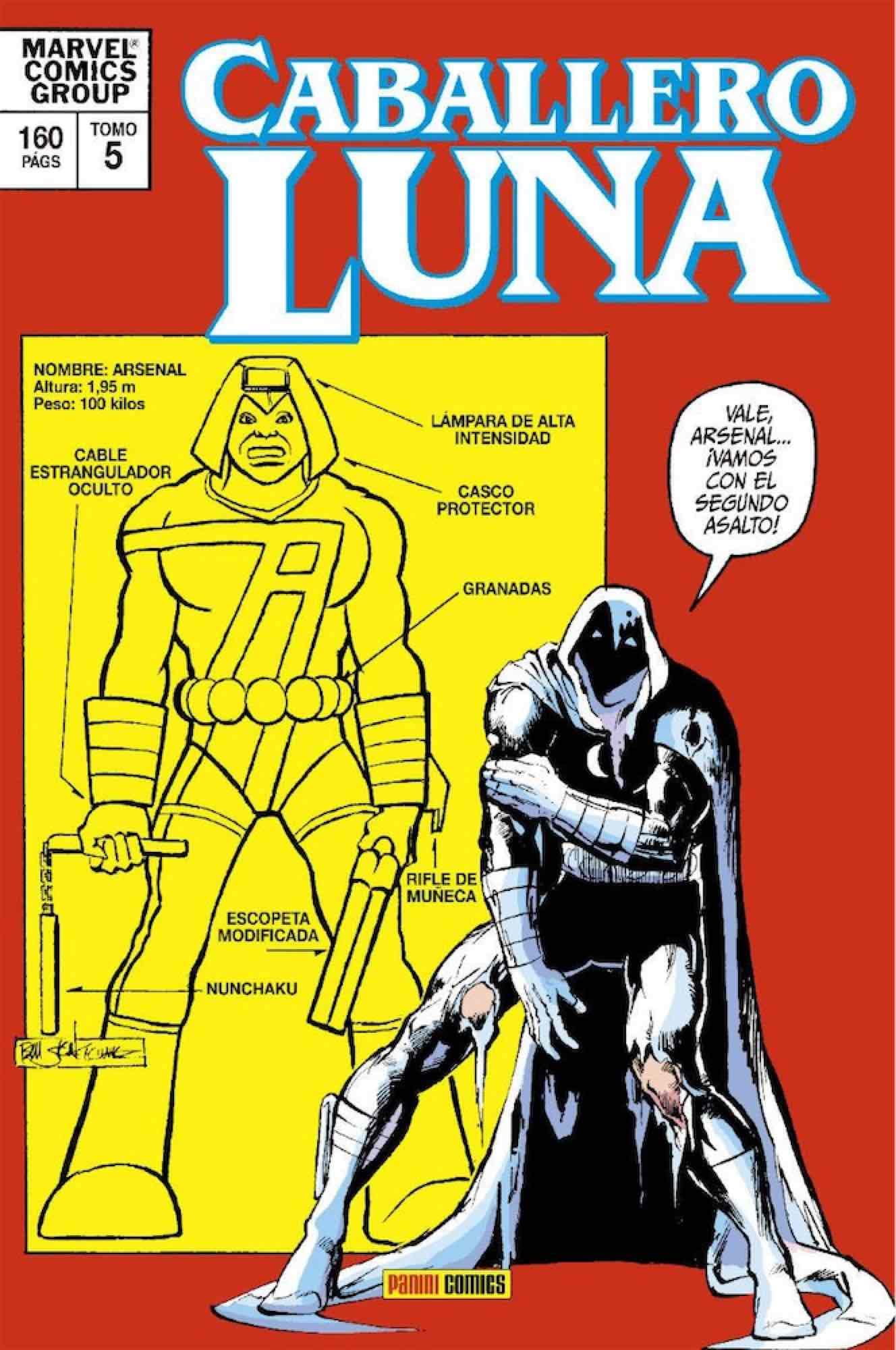 Biblioteca caballero luna n.5. 1982: moon knight 17-21 usa