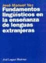 Fundamentos linguisticos en la enseñanza de lenguas
