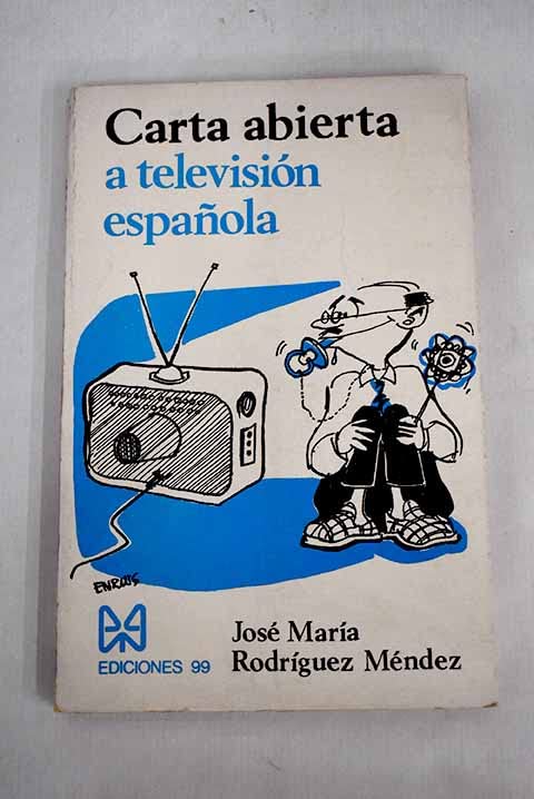 CARTA ABIERTA A TELEVISIÓN ESPAÑOLA