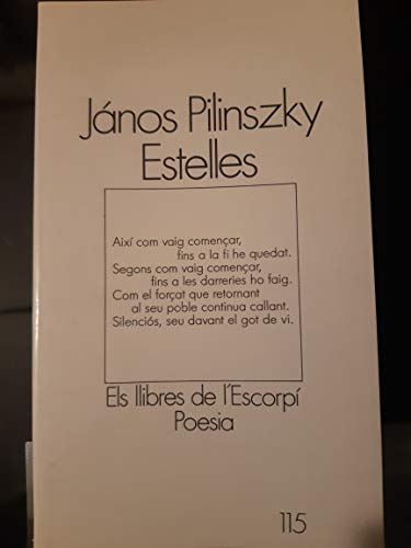 Estelles (L'Escorpí. Poesia)