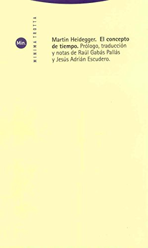 El Concepto De Tiempo (MINIMA TROTTA)