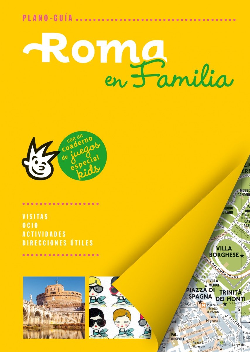 Roma en familia: Con un cuaderno de juegos especial kids (Plano - Guías)