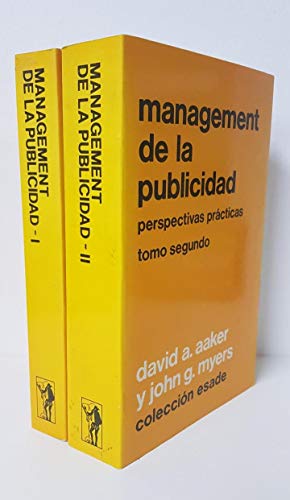 MANAGEMENT DE LA PUBLICIDAD 2 TOMOS (SALUD,YOGA,RELAJACION)