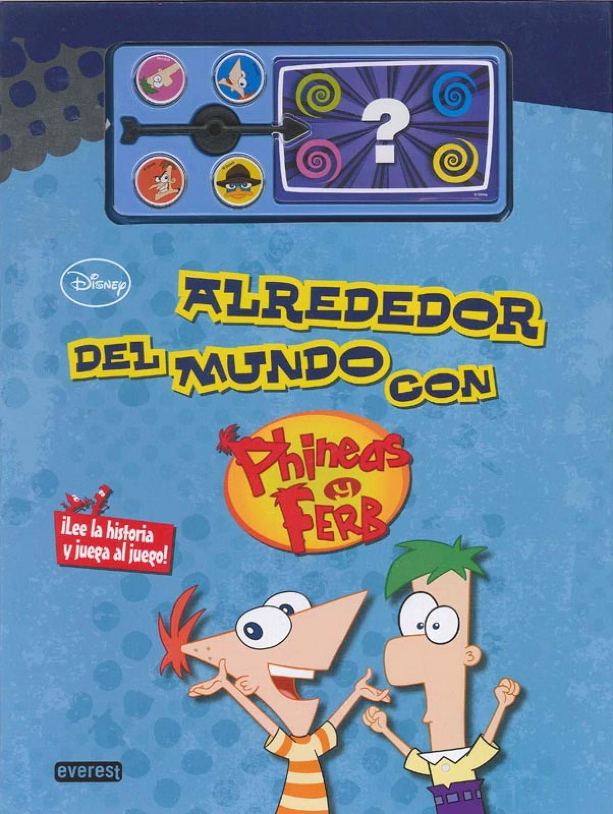 Alrededor del mundo con Phineas y Ferb. Lee y juega (Libros singulares)