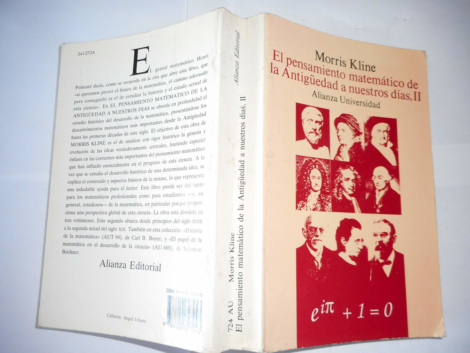 El pensamiento matemático de la Antigüedad a nuestros días, II (Alianza Universidad (Au))