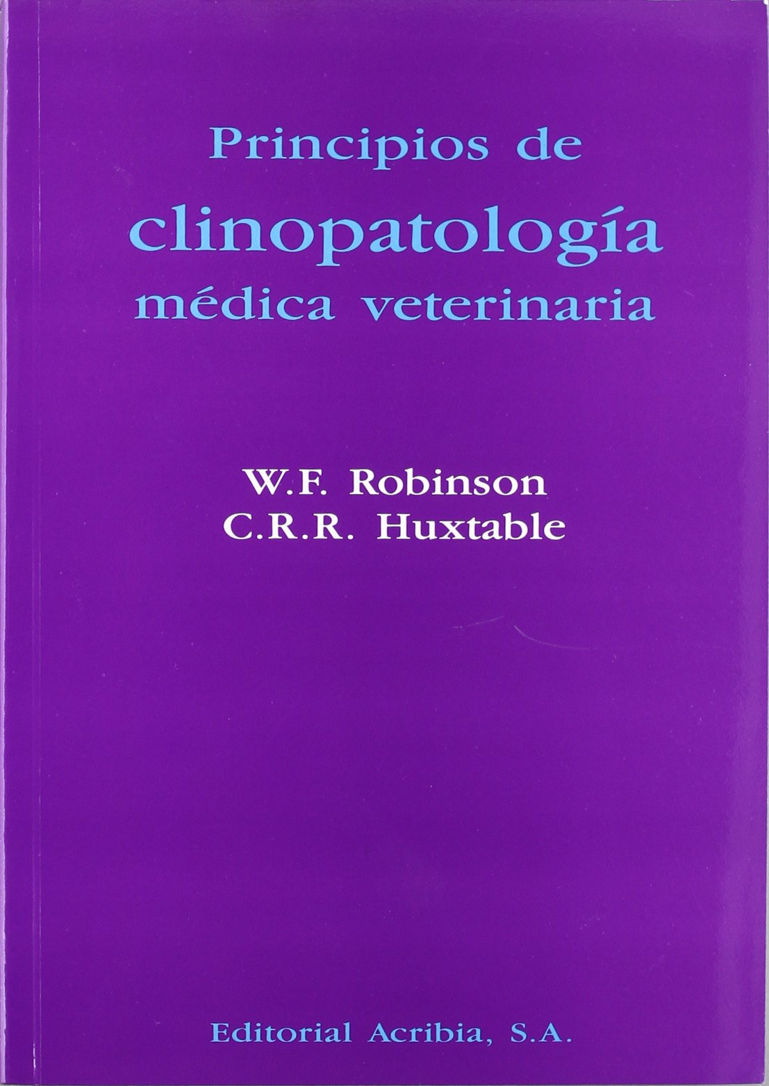Principios de clinipatología médica veterinaria