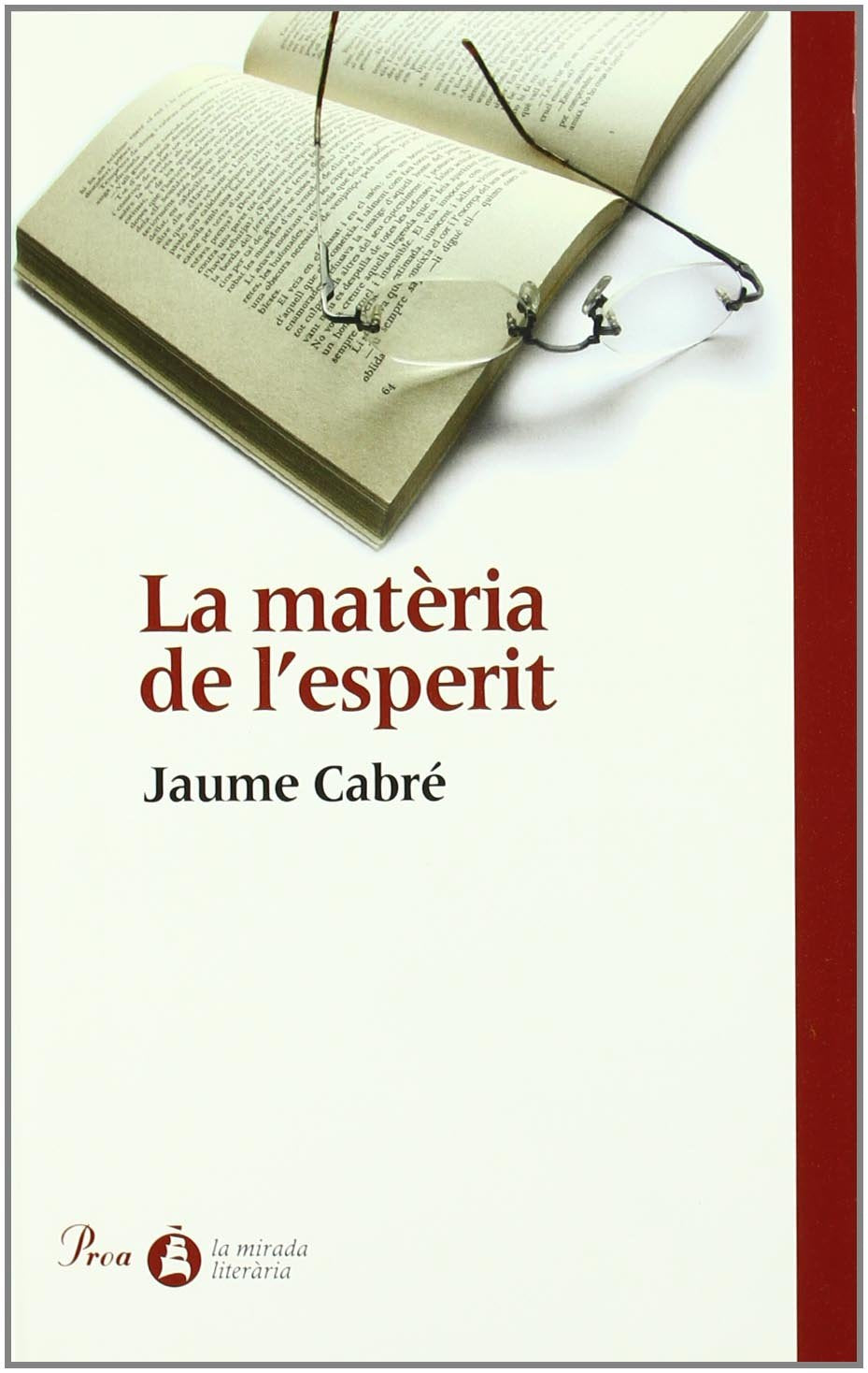 La matèria de l'esperit (MIRADA (LIT))