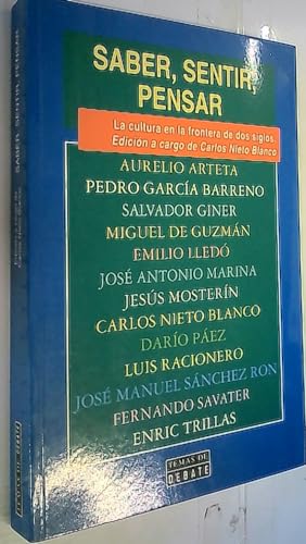 Saber, sentir, pensar