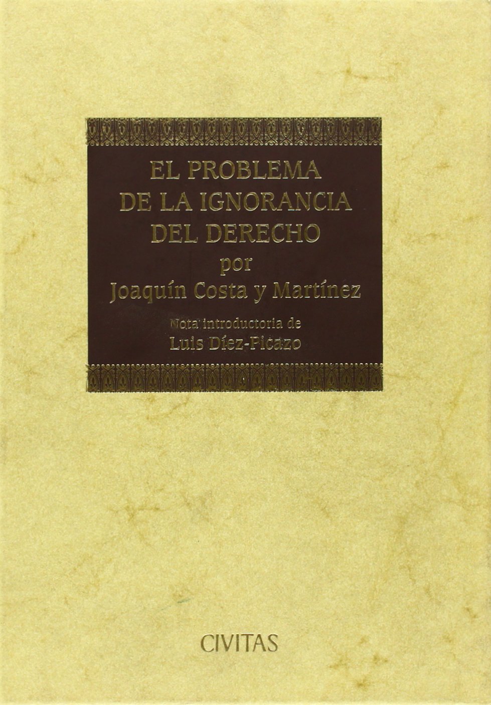 El Problema dela Ignorancia del Derecho y sus Relaciones con el Status Individual, el Refedendum y la Costumbre (Especial)