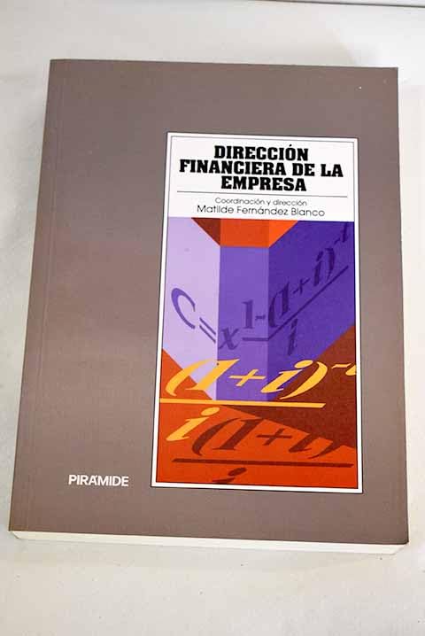Direccion financiera de la empresa