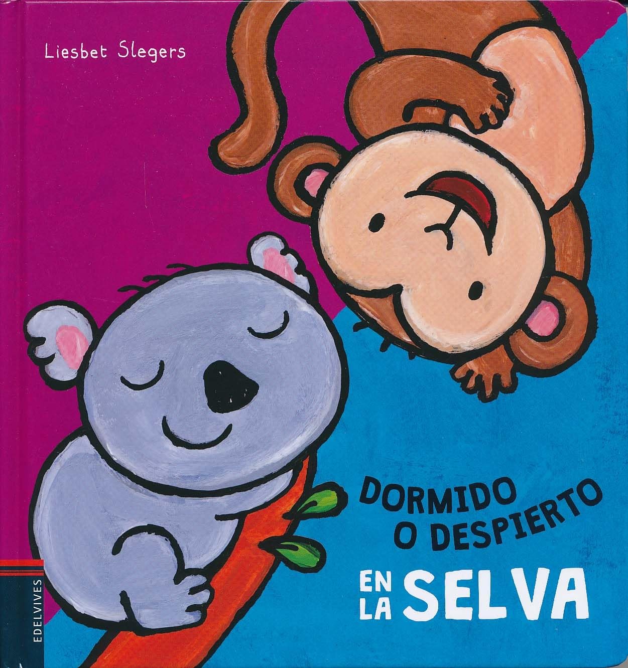 En la selva: Dormido o despierto (Opuestos)