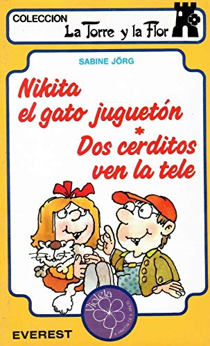 Nikita, el gato jugueton;dos cerditos ven la tele