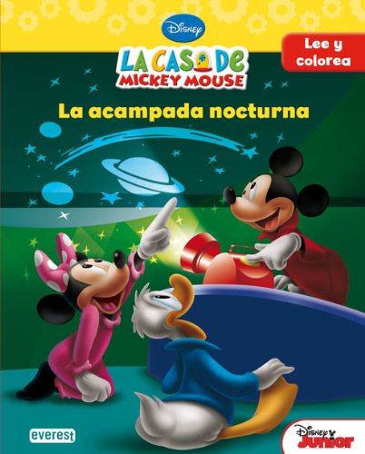 La casa de Mickey Mouse. La acampada nocturna: Lee y colorea (La casa de Mickey Mouse / Libros singulares)