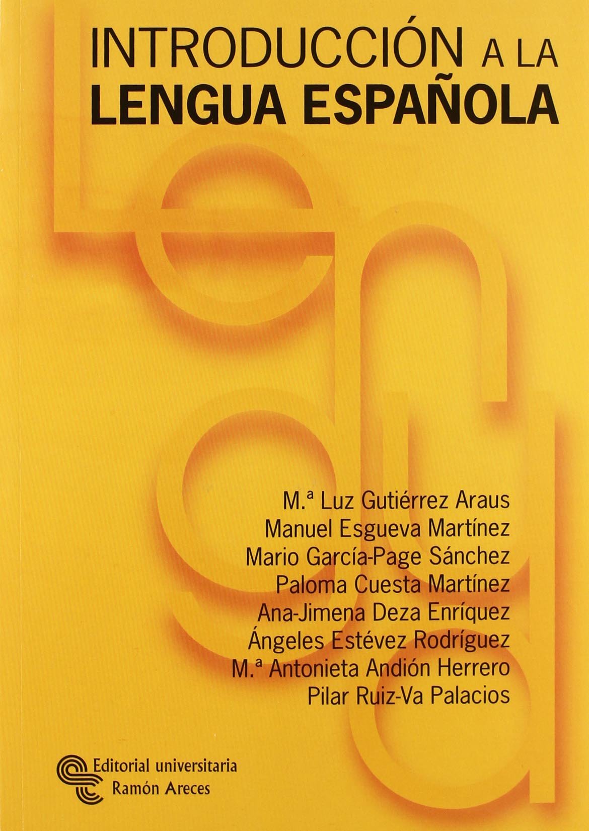 Introducción a la lengua española (Libro Técnico)
