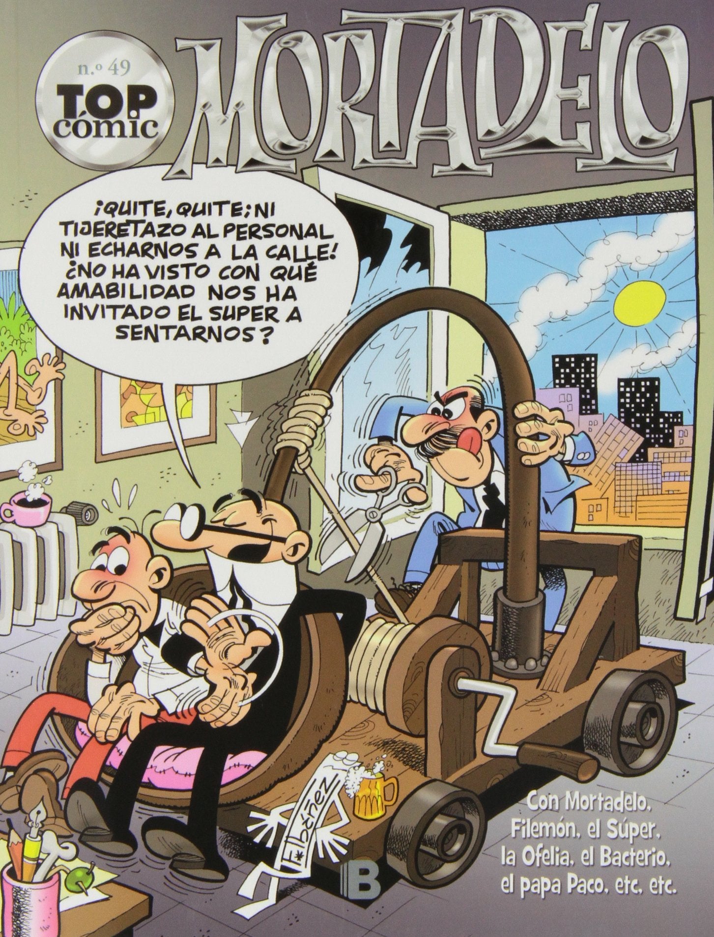 Los mercenarios | Los secuestradores (Top Cómic Mortadelo 49) (Bruguera Clásica)