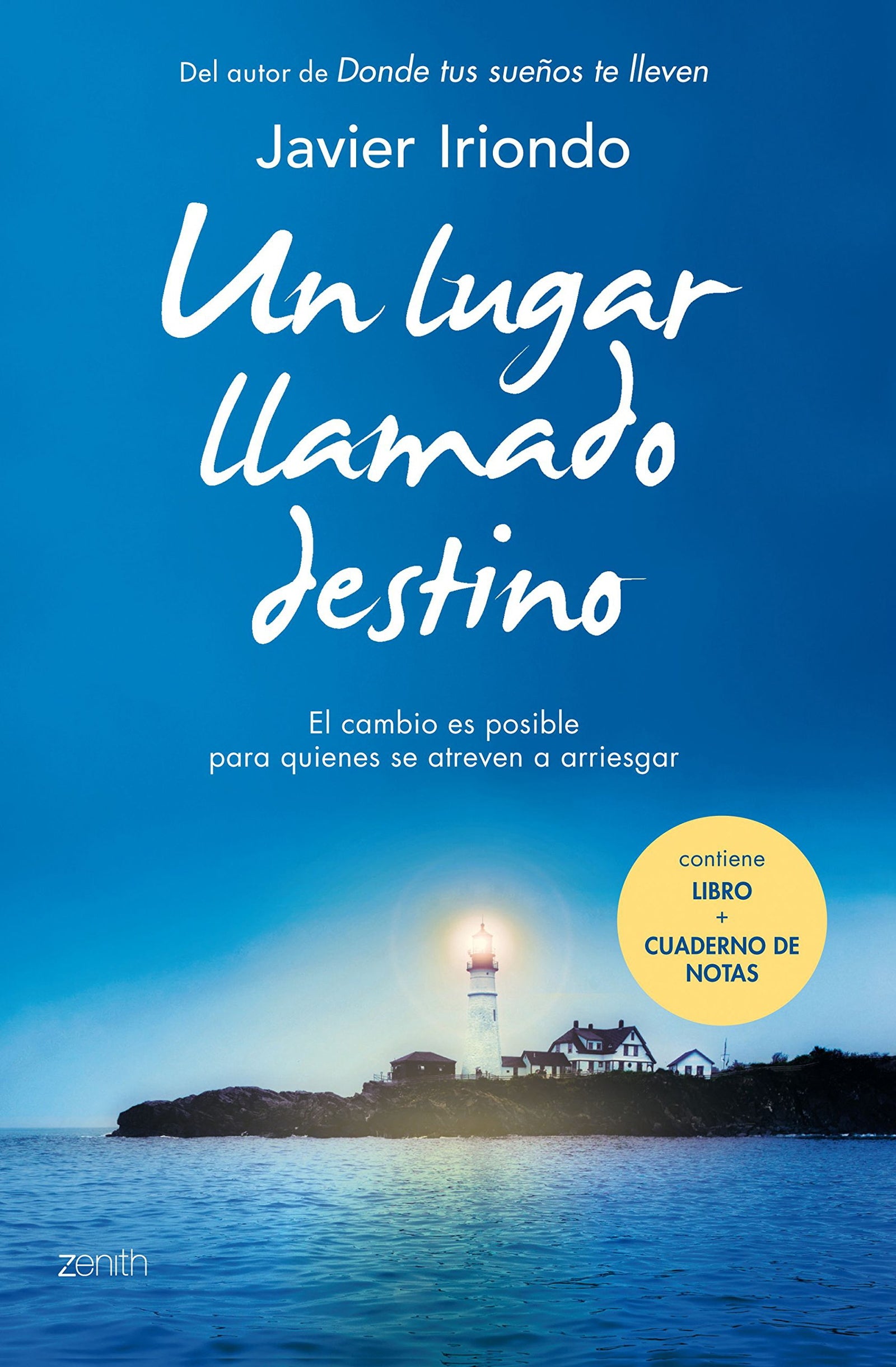 Pack Un lugar llamado destino + cuaderno de notas (Biblioteca Javier Iriondo)