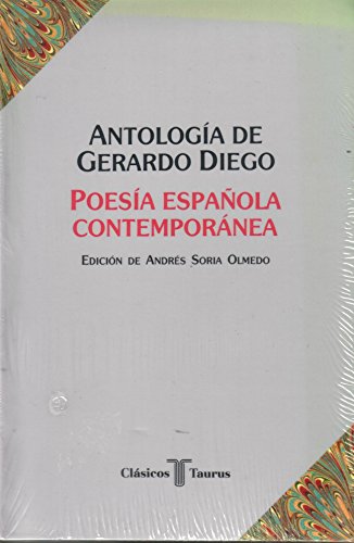 Poesía Española Contemporanea. Antología de Gerardo Diego. Tcl014 Ct 14