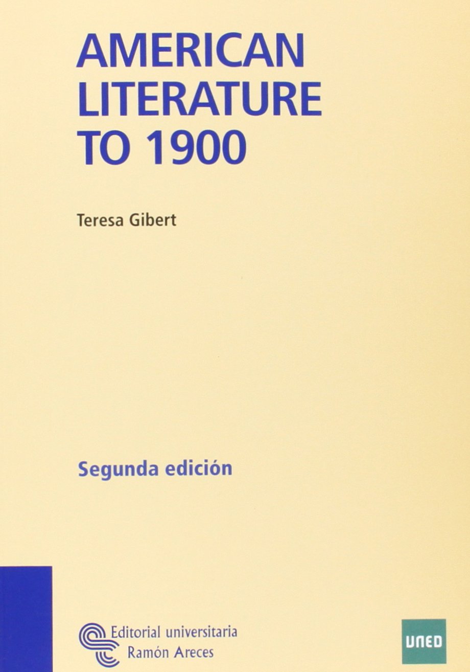 Américan Literature To 1900 (Manuales)