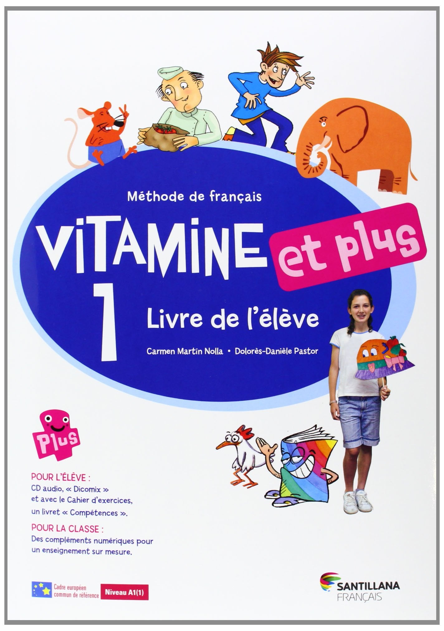VITAMINE ET PLUS 1 LIVRE ELEVE + CD + CD DICT - 9788492729821