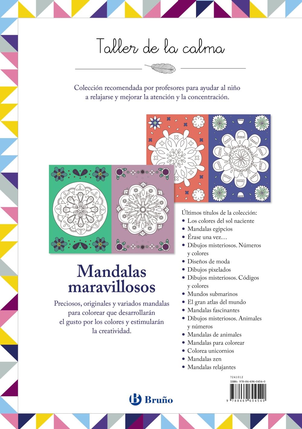 Taller de la calma. Mandalas maravillosos (Castellano - A PARTIR DE 6 AÑOS - LIBROS DIDÁCTICOS - Taller de la calma)