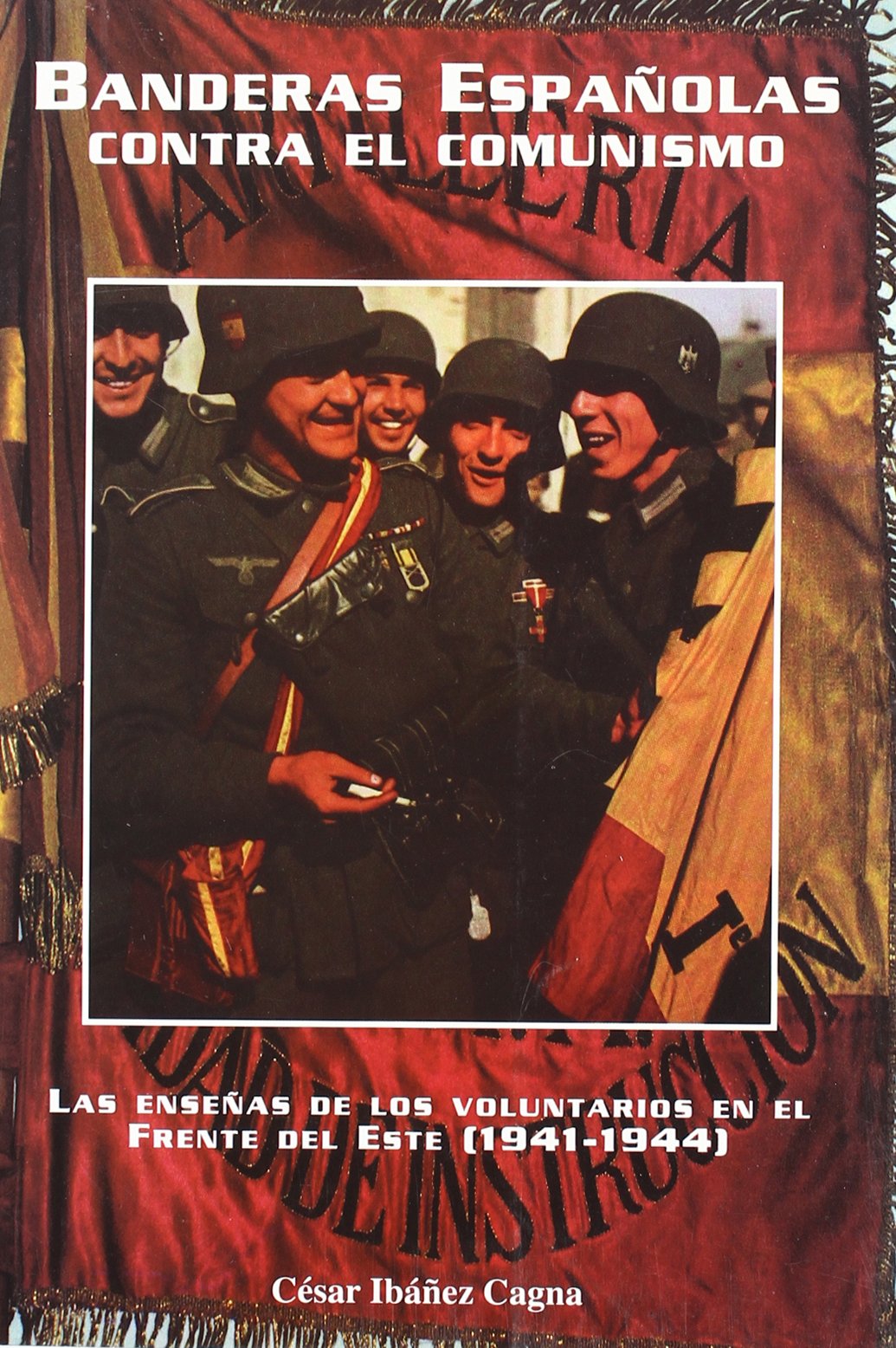 Banderas españolas contra el comunismo