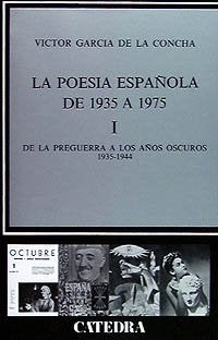Poesía española de postguerra, I (Crítica Y Estudios Literarios)