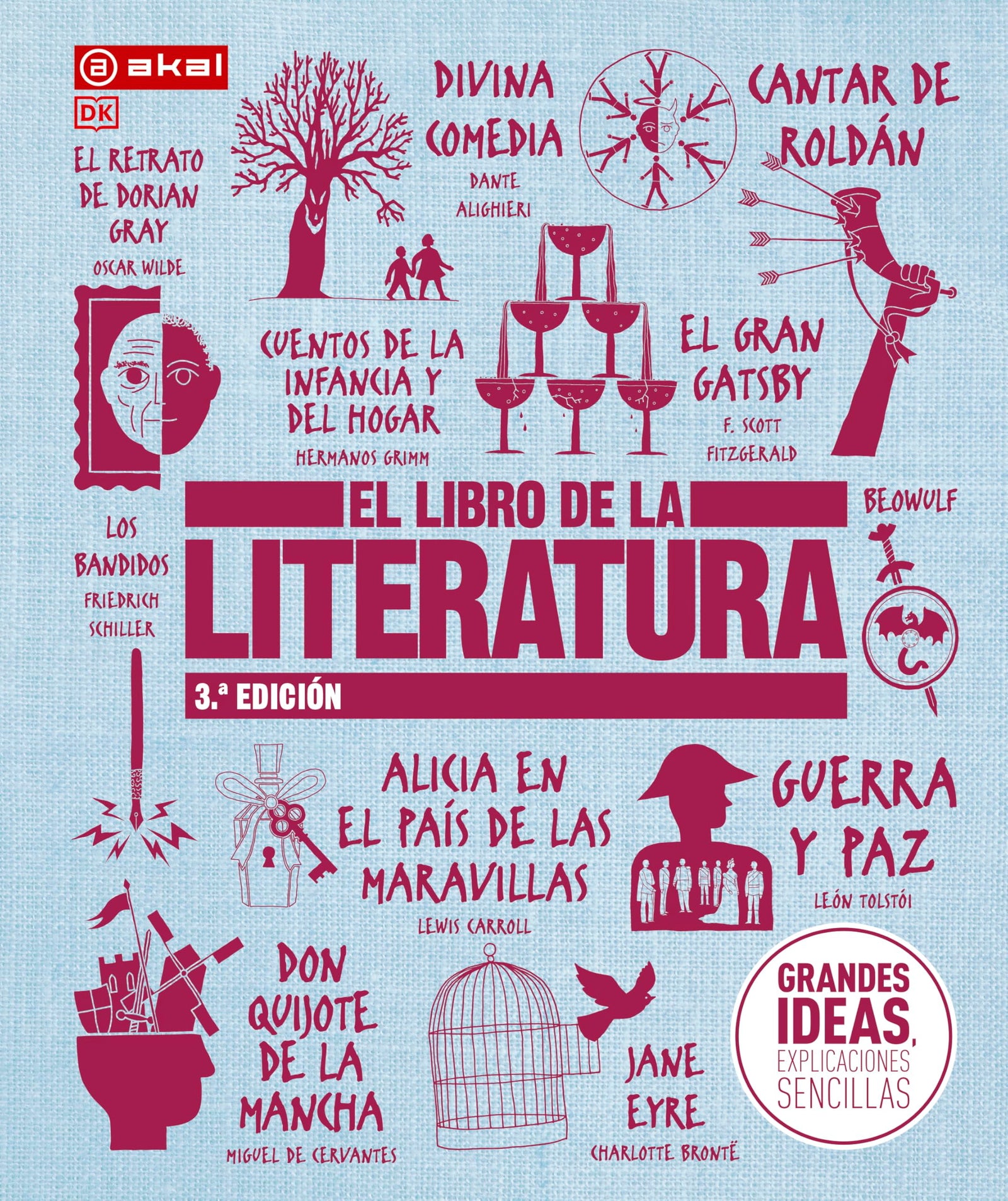 El libro de la Literatura: 52 (Grandes temas – Gran formato)